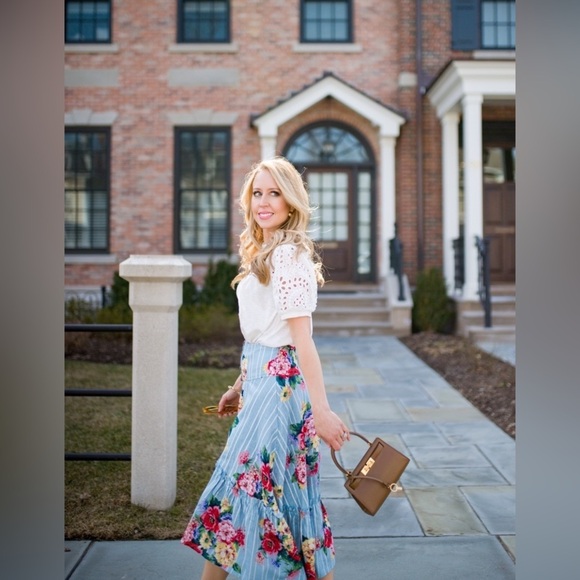 Anthropologie Claudette Midi Skirt NWT 12 - Picture 4 of 7